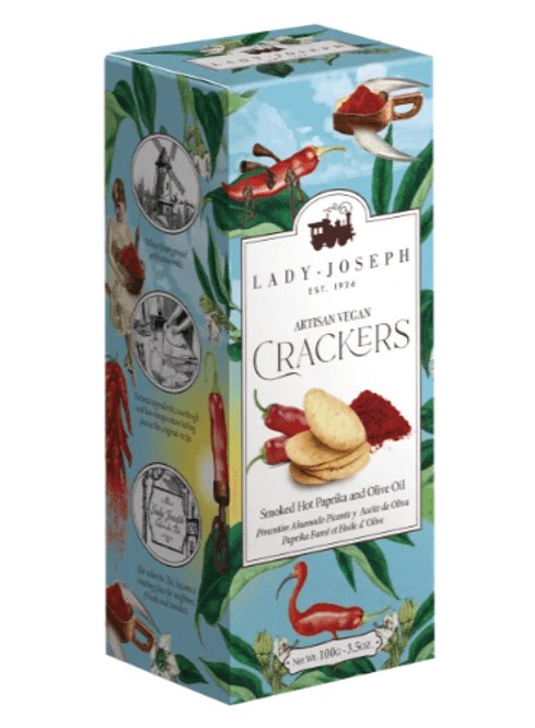 Hovedbilde Smoked hot paprika crackers 100g, Lady Joseph